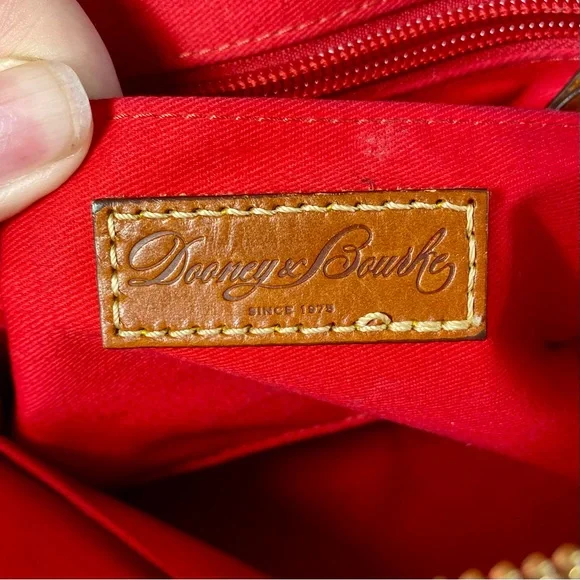 Dooney and Bourke Ruby Dome Black Leather Small Crossbody Bag - Picture 11 of 14